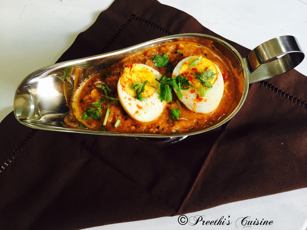 Egg Curry (Andhra Style) Preethi's Cuisine