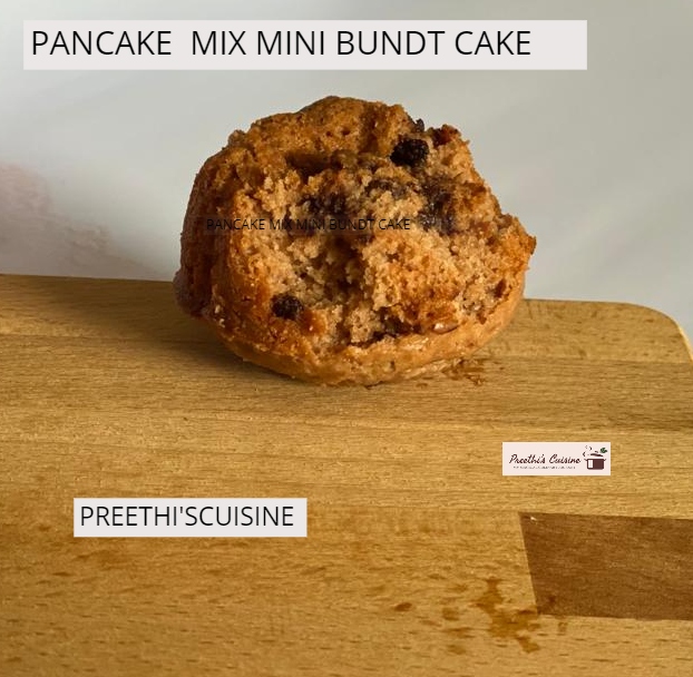 PANCAKE MIX MINI BUNDT CAKE