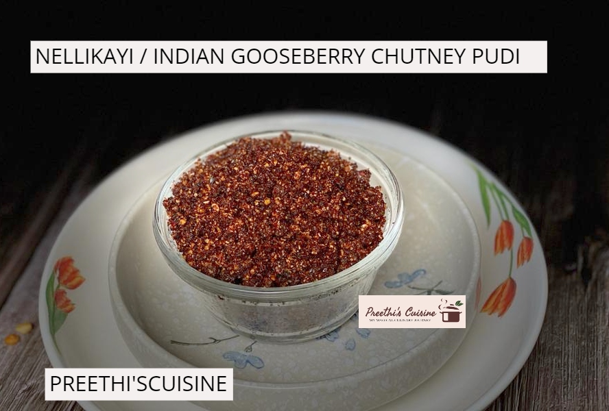 NELLIKAYI / INDIAN GOOSEBERRY CHUTNEY PUDI