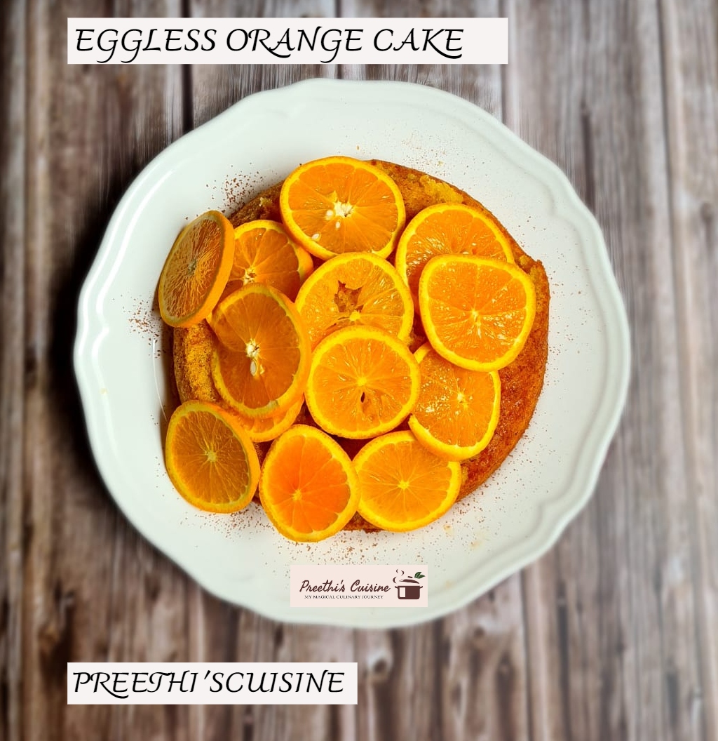 EGGLESS ORANGE CAKE
