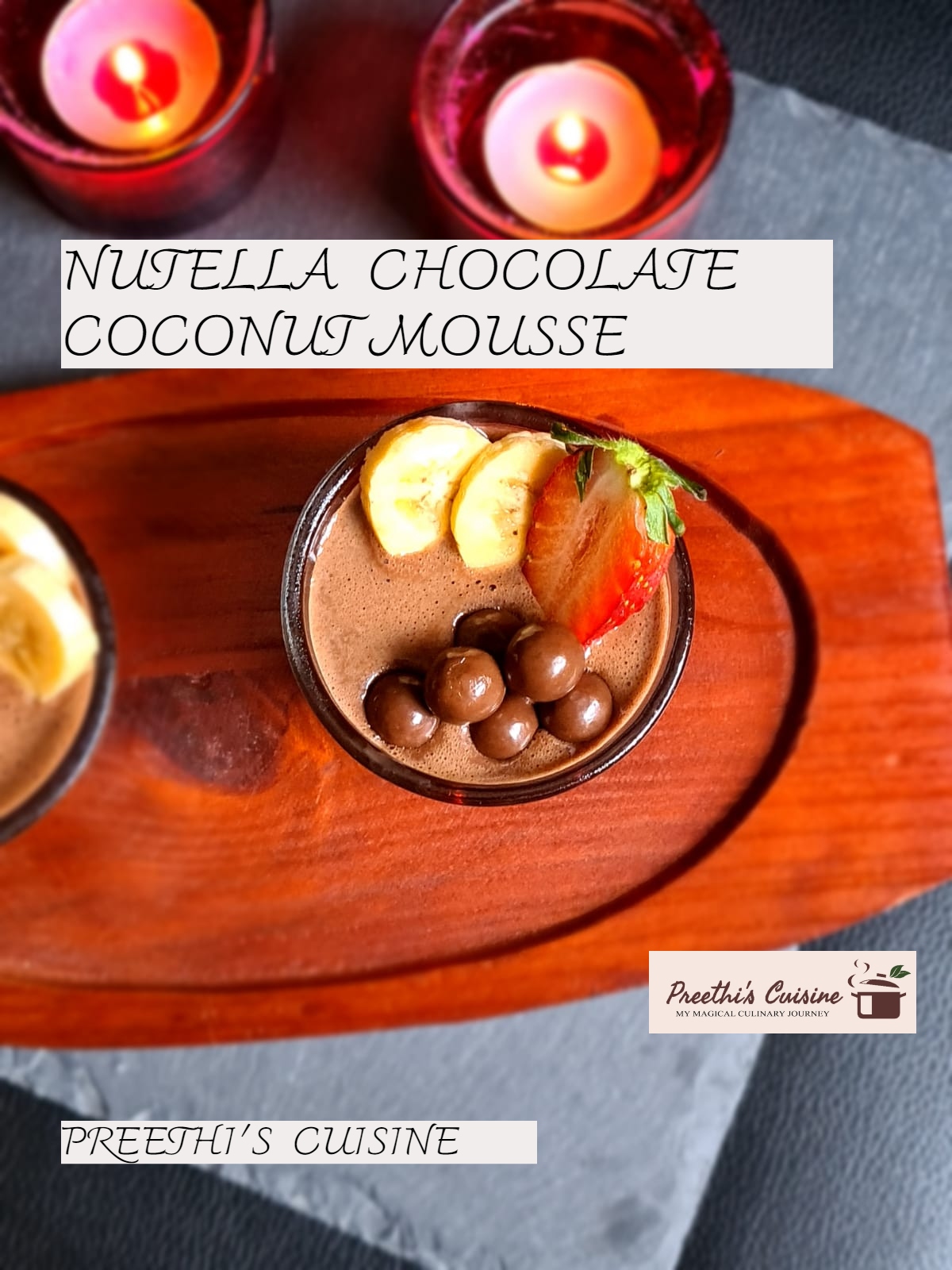 NUTELLA CHOCOLATE COCONUT MOUSSE