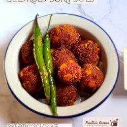 BEETROOT CORN BITES