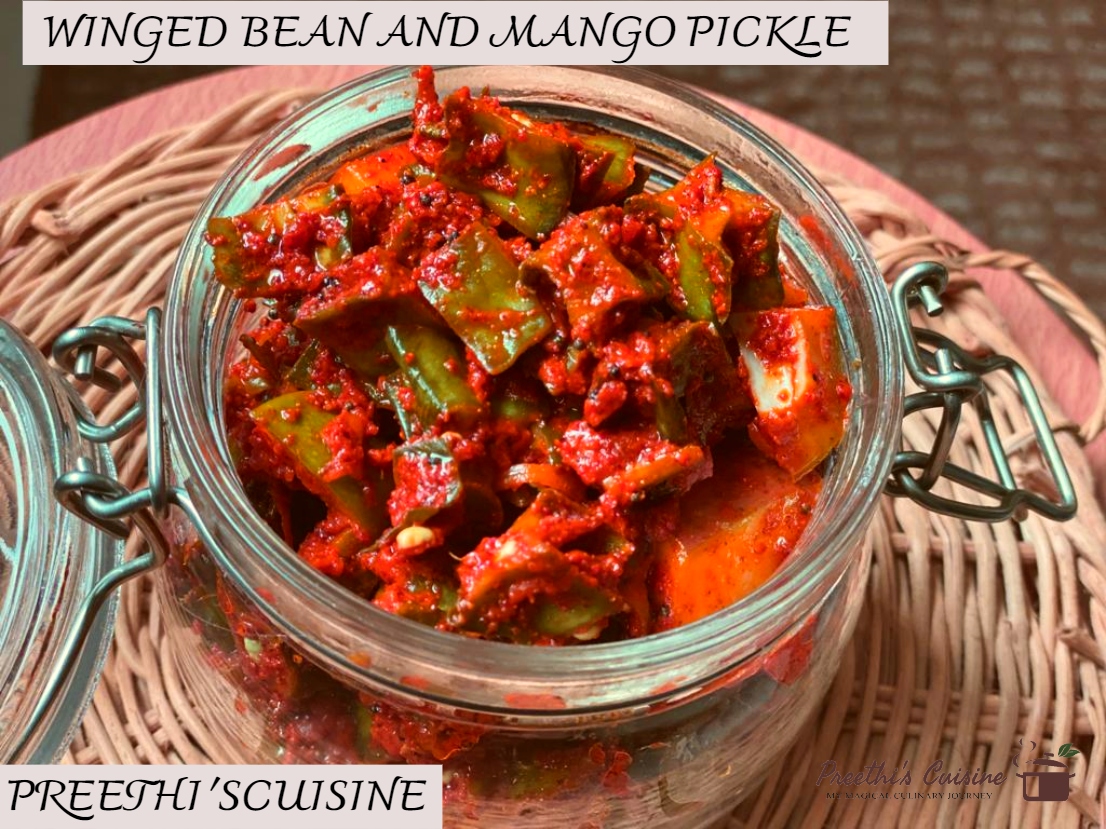 WINGED BEAN AND MANGO PICKLE