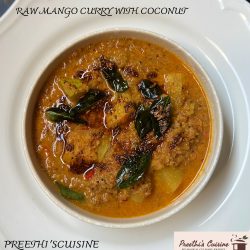 RAW MANGO CURRY WITH COCONUT