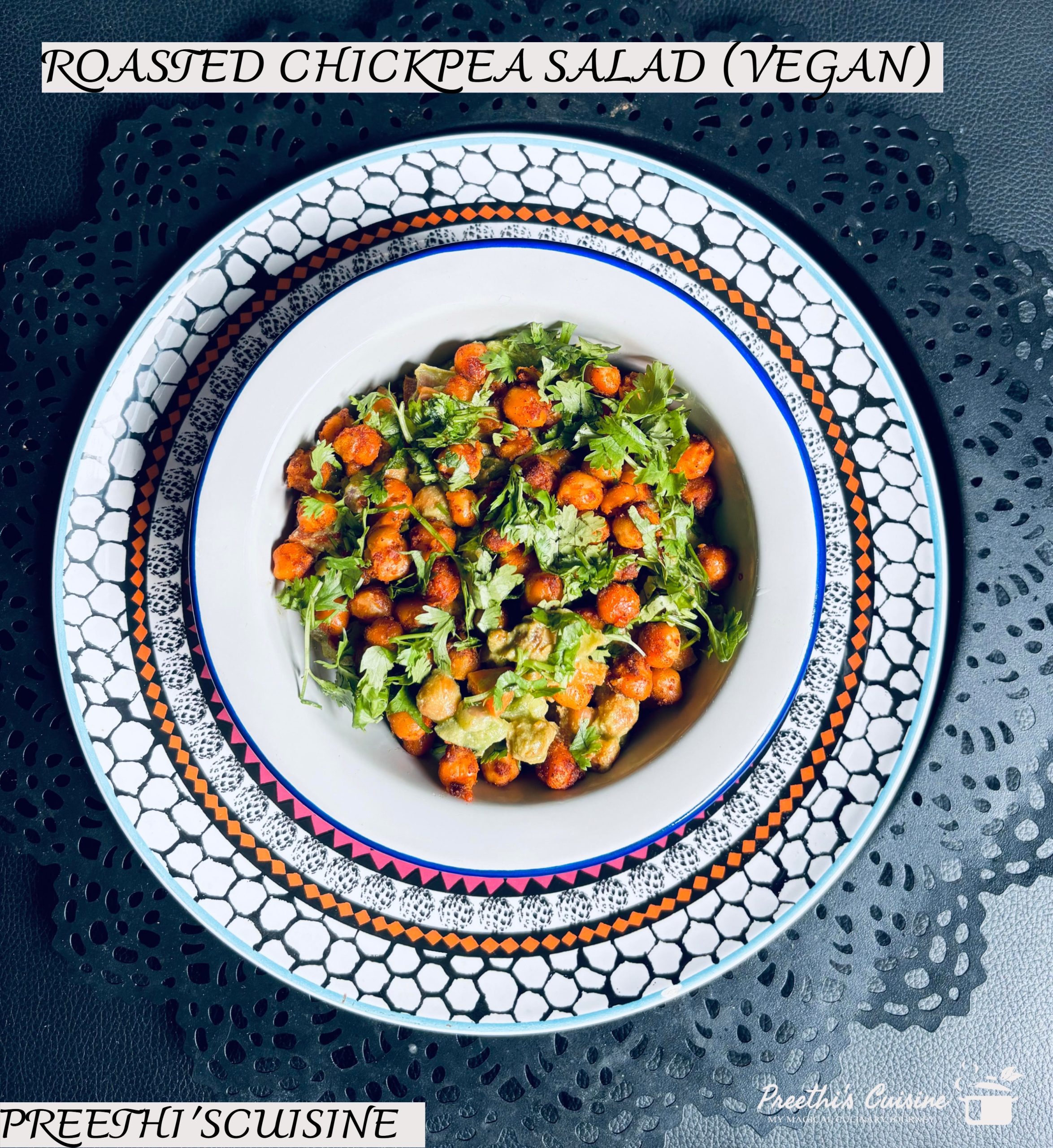 ROASTED CHICKPEA SALAD (VEGAN)