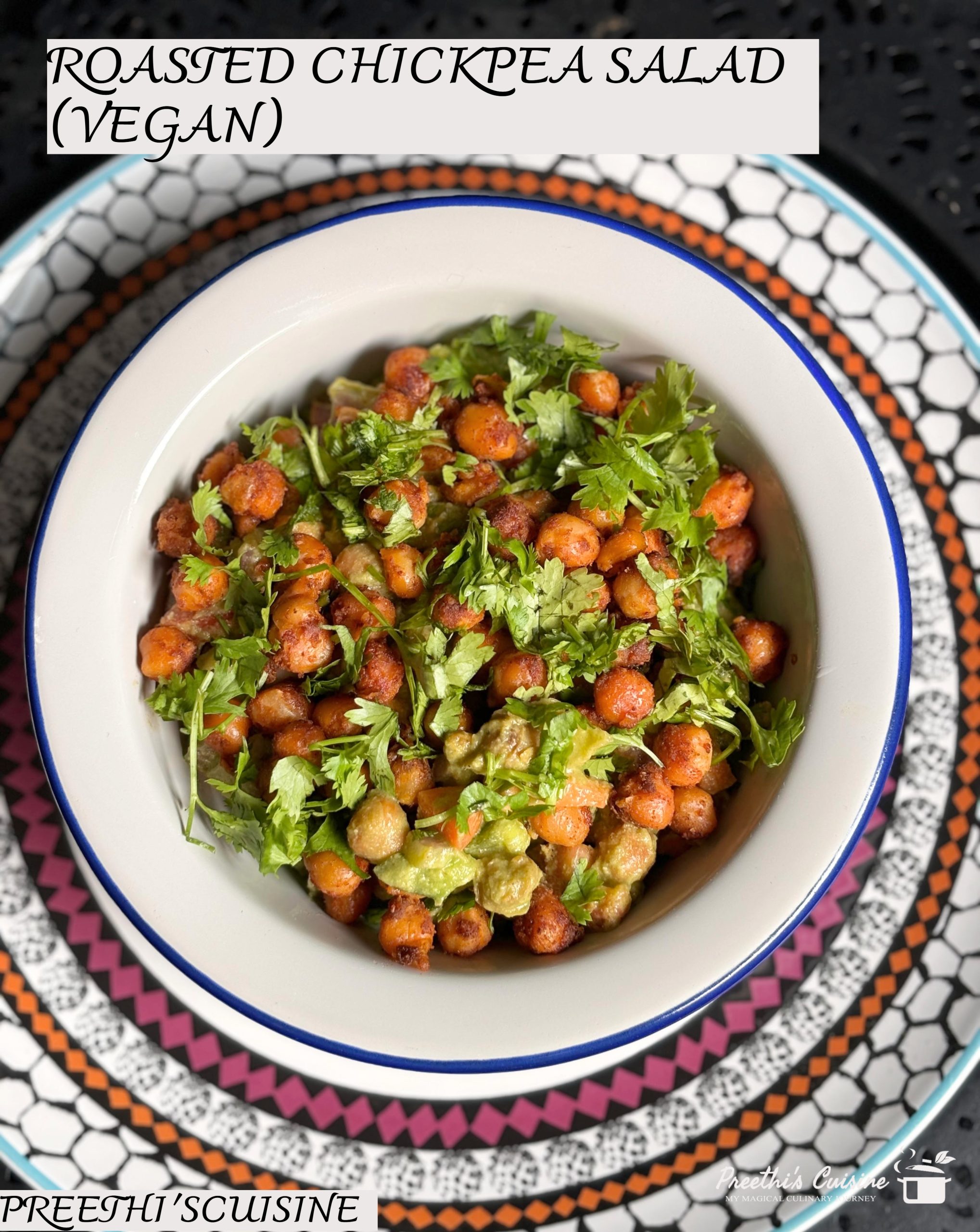 ROASTED CHICKPEA SALAD (VEGAN)