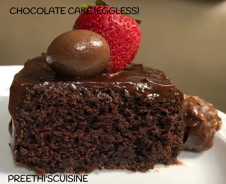 CHOCOLATE CAKE (EGGLESS)