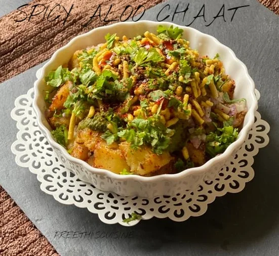 RICH RESULTS ON GOOGLE'S SERP WHEN SEARCHING FOR SPICY ALOO CHAAT

