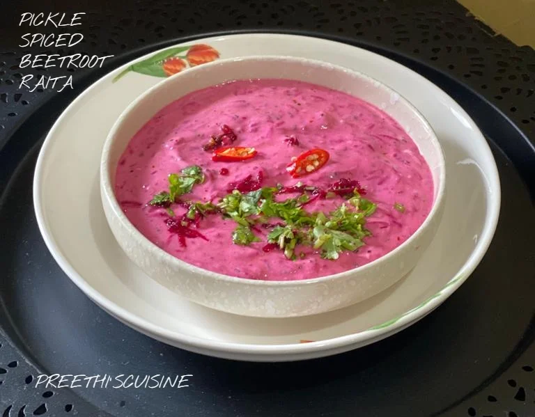 PICKLE SPICED BEETROOT RAITA