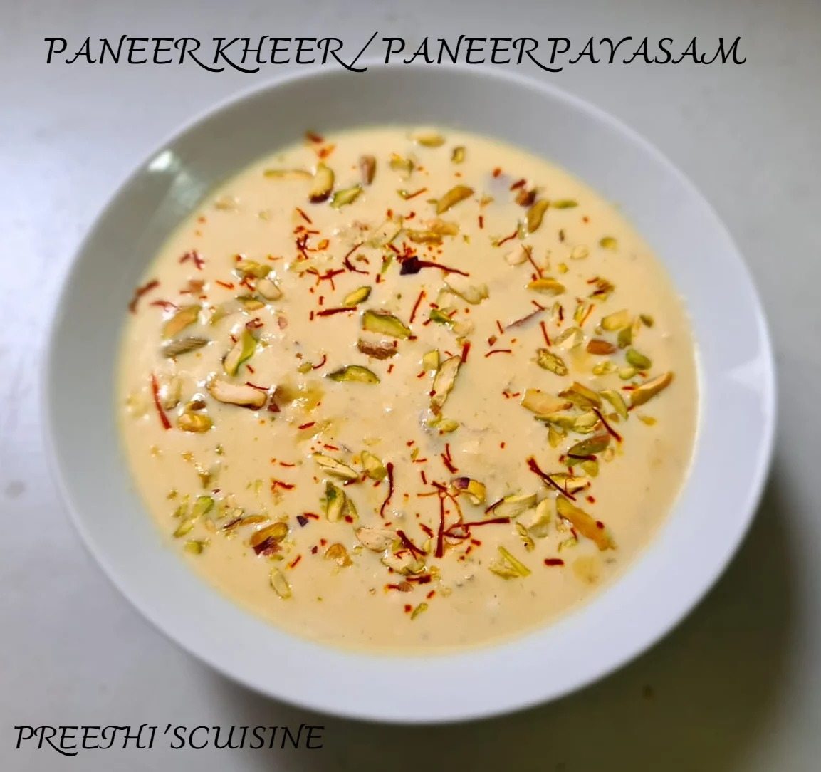 PANEER PAYASAM / PANEER KHEER