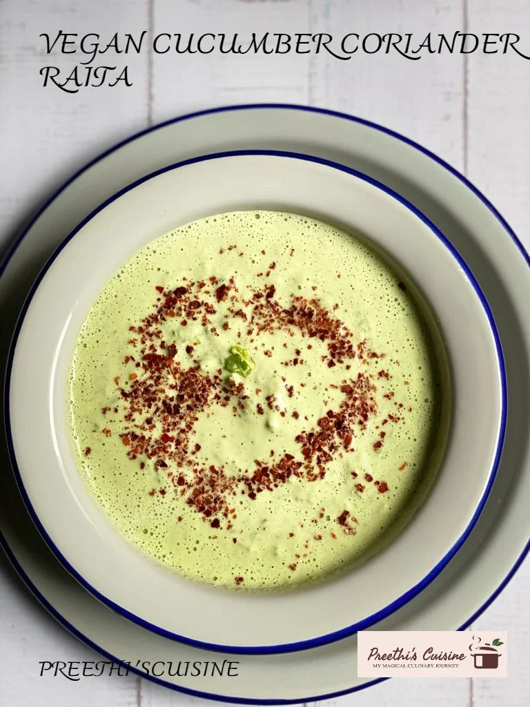 VEGAN CUCUMBER CORIANDER RAITA