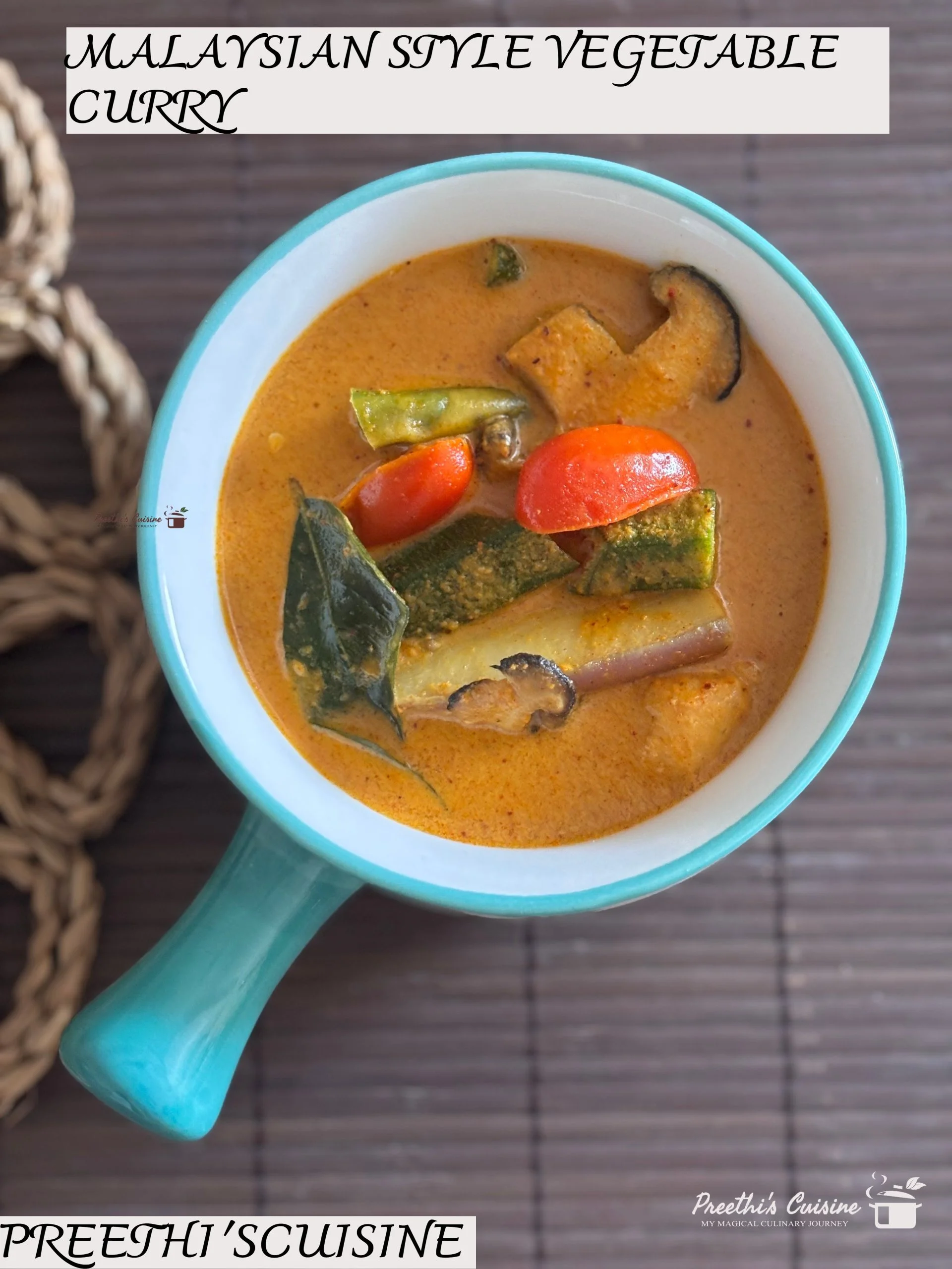 MALAYSIAN STYLE VEGETABLE CURRY