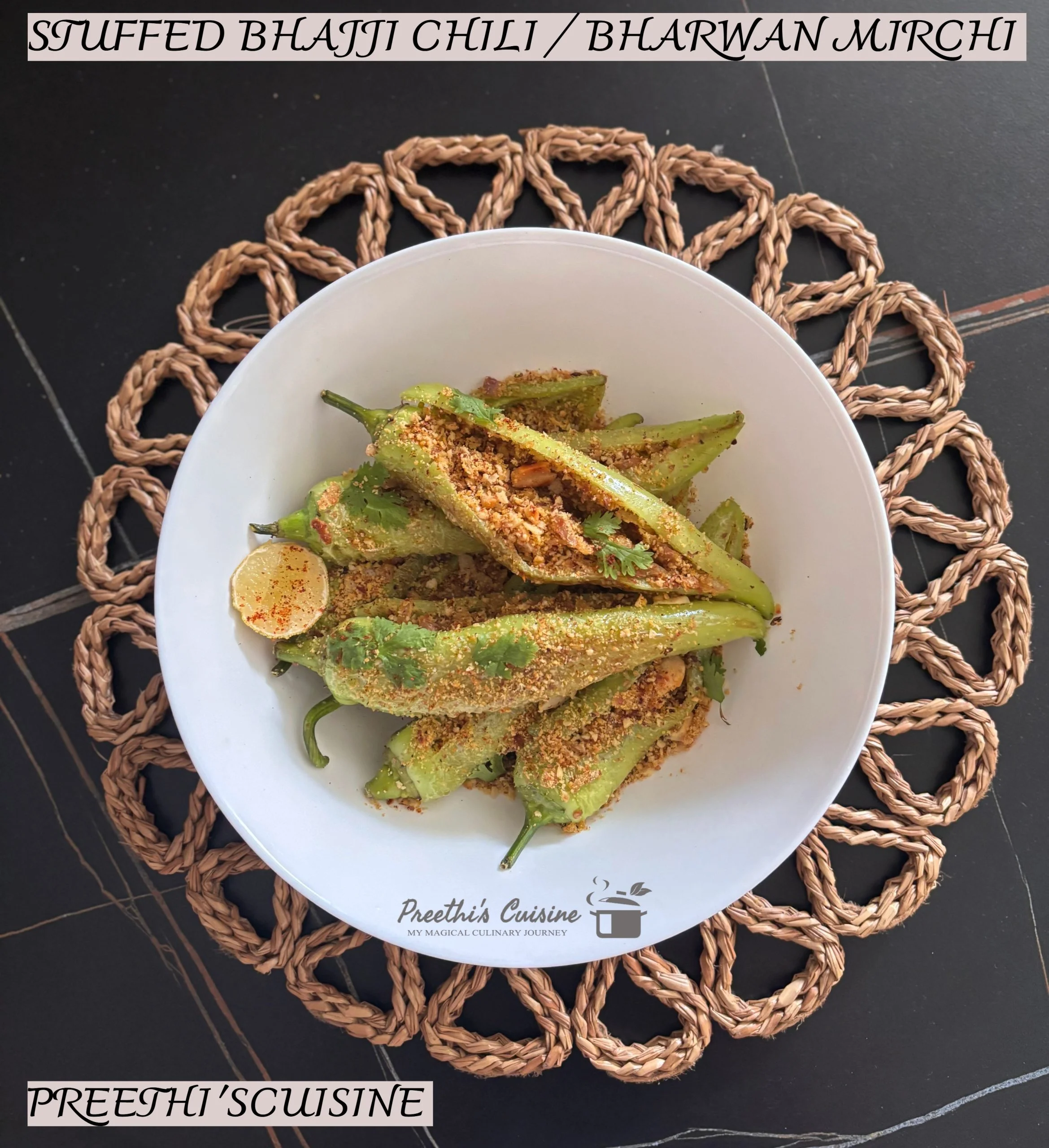 STUFFED BHAJJI CHILI / BHARWAN MIRCHI